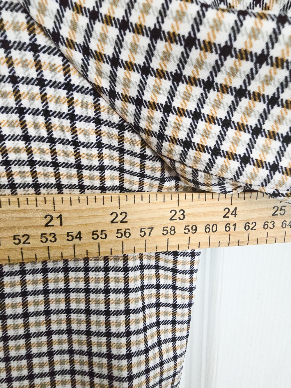 Vince Camuto Plaid Blazer XXL Brown Black Cream Stretch One Button NWT - Picture 8 of 10